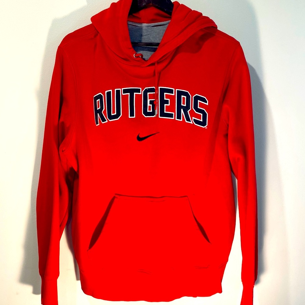 Nike Red Mens Rutgers Sweatshirt